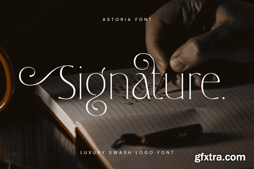 Astoria - Luxury Swash Logo Font LJ487UJ Astoria - Luxury Swash Logo Font LJ487UJ