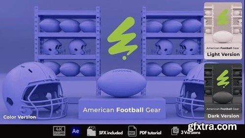 Videohive American Football Gear 54284642 Videohive American Football Gear 54284642