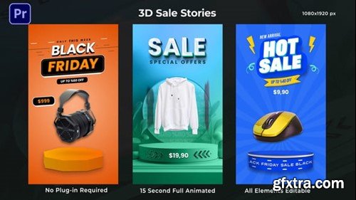 Videohive 3D Sale Stories 54290959 Videohive 3D Sale Stories 54290959