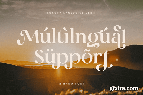 Mirado - Luxury Exclusive Serif Font U8TZKWK Mirado - Luxury Exclusive Serif Font U8TZKWK