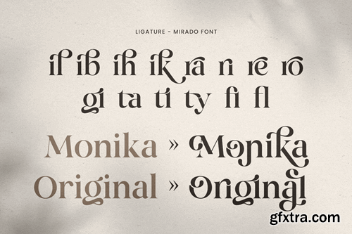 Mirado - Luxury Exclusive Serif Font U8TZKWK Mirado - Luxury Exclusive Serif Font U8TZKWK