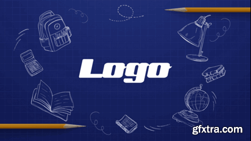 Videohive Back to School Logo Reveal 54291044 Videohive Back to School Logo Reveal 54291044
