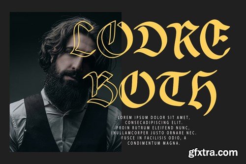 Brook - Blackletter Font XRYKHWC Brook - Blackletter Font XRYKHWC