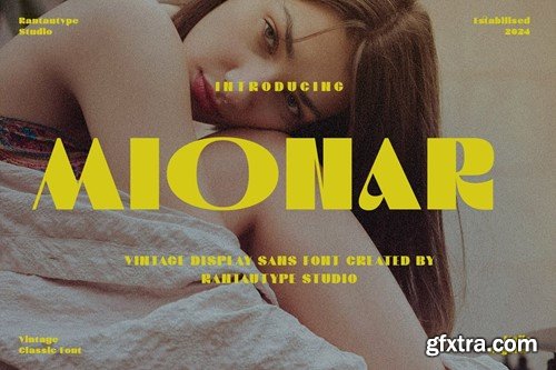 Mionar Vintage Bold Sans Font DDTCLCF Mionar Vintage Bold Sans Font DDTCLCF