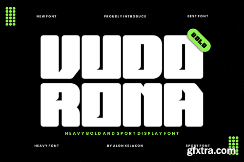 Vudorona Bold Font URN4DQR Vudorona Bold Font URN4DQR