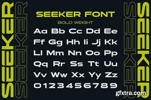 Seeker - Wide Sporty Branding Font CQDVGBU Seeker - Wide Sporty Branding Font CQDVGBU