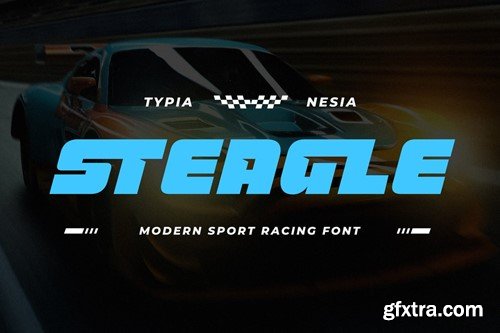 Steagle - Modern Sport Racing Game Font HE9FRDK Steagle - Modern Sport Racing Game Font HE9FRDK
