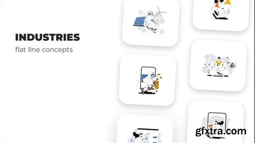 Videohive Industries - Flat Line Concepts 54320593 Videohive Industries - Flat Line Concepts 54320593