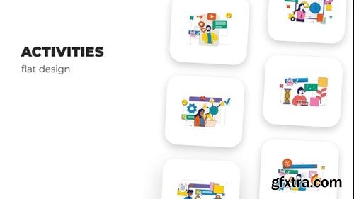 Videohive Activities - Flat Design 54320311 Videohive Activities - Flat Design 54320311