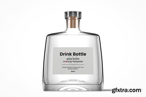 Modern Flat Drink Bottle Mockup Pack 4GNW36L Modern Flat Drink Bottle Mockup Pack 4GNW36L