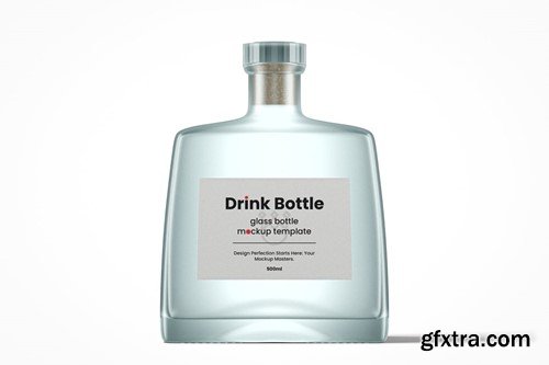 Modern Flat Drink Bottle Mockup Pack 4GNW36L Modern Flat Drink Bottle Mockup Pack 4GNW36L