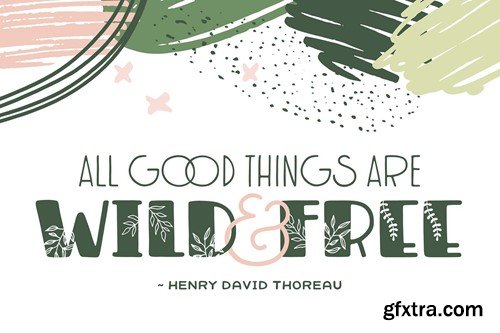 Flora & Francie Font Duo LA3PR3Z Flora & Francie Font Duo LA3PR3Z