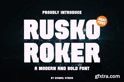 Rusko Roker - Bold Font HT4UCKX Rusko Roker - Bold Font HT4UCKX