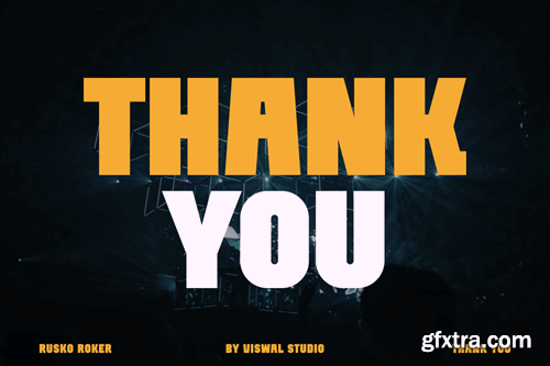 Rusko Roker - Bold Font HT4UCKX Rusko Roker - Bold Font HT4UCKX