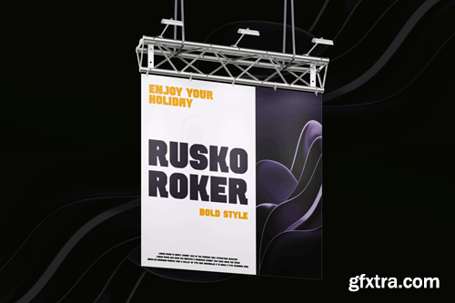 Rusko Roker - Bold Font HT4UCKX Rusko Roker - Bold Font HT4UCKX