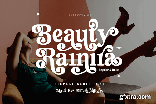 Beauty Rainira - Serif Display Font EALZ4Z4 Beauty Rainira - Serif Display Font EALZ4Z4