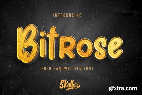 Bitrose - HAndwritten FOnt NDHKESE Bitrose - HAndwritten FOnt NDHKESE