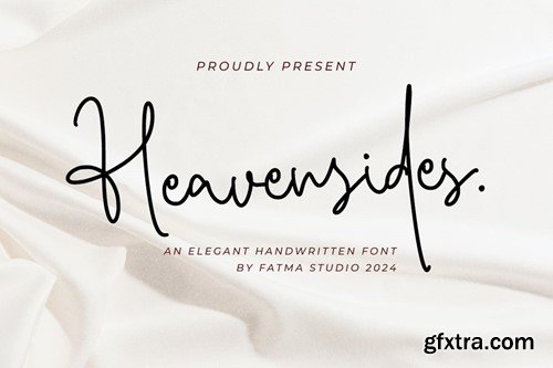Heavensides - Signature Font 5DYALLL Heavensides - Signature Font 5DYALLL