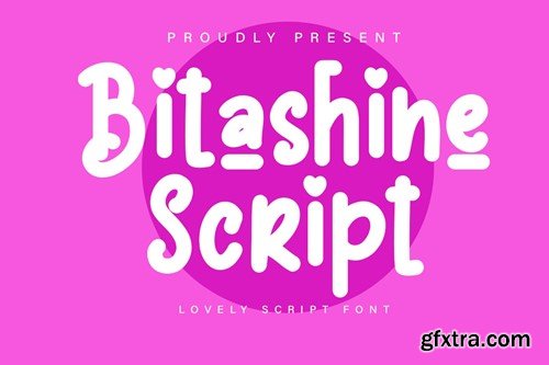 Bitashine - Lovely Font KN7QNMY Bitashine - Lovely Font KN7QNMY