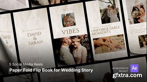 Videohive Social Media Reels - Paper Fold Flip Book for Wedding After Effects Project Files 54302156 Videohive Social Media Reels - Paper Fold Flip Book for Wedding After Effects Project Files 54302156