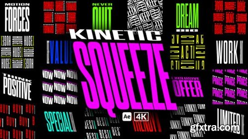 Videohive Kinetic Squeeze Titles 54348572 Videohive Kinetic Squeeze Titles 54348572