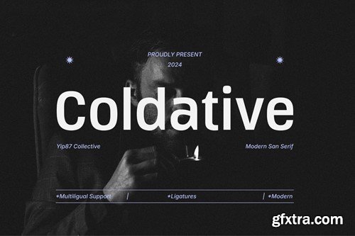 Coldative - Modern Condensed Sans - Logo Font 3M2HASL Coldative - Modern Condensed Sans - Logo Font 3M2HASL