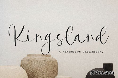 Kingsland Script Font DWUBB74 Kingsland Script Font DWUBB74