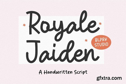 Royale Jaiden Script Font PG9H72A Royale Jaiden Script Font PG9H72A