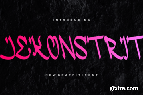 Jekonstrit Font Jekonstrit Font