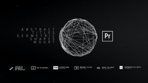 Abstract Titles Geometric Shapes MOGRT - 53990907