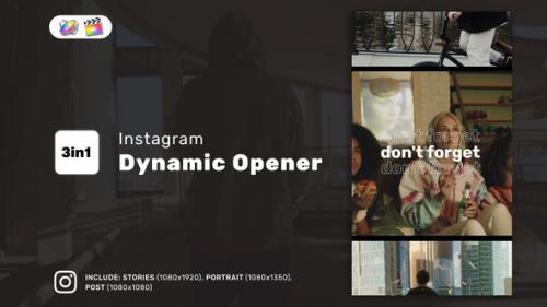 Instagram Dynamic Opener Reel for FCPX - 53996126