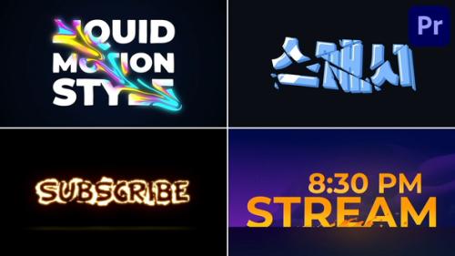 Colorful Dynamic Typography for Premiere Pro - 53998679