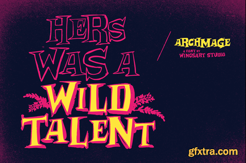 Archmage - A Phantasmagorical Serif Font HAJGB56 Archmage - A Phantasmagorical Serif Font HAJGB56