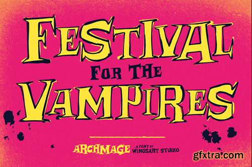 Archmage - A Phantasmagorical Serif Font HAJGB56 Archmage - A Phantasmagorical Serif Font HAJGB56