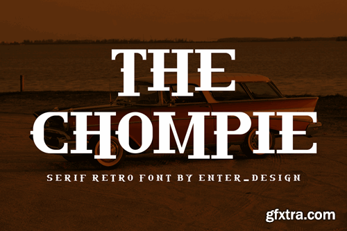 The Chompie Font T33NKFF The Chompie Font T33NKFF