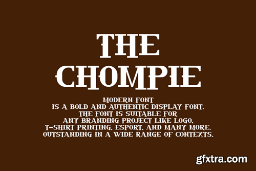The Chompie Font T33NKFF The Chompie Font T33NKFF