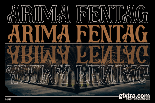 Arima Fentag - Old Decorative Font SDXYDX8 Arima Fentag - Old Decorative Font SDXYDX8