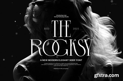 The Rogksy Modern Serif Font DWWX27B The Rogksy Modern Serif Font DWWX27B