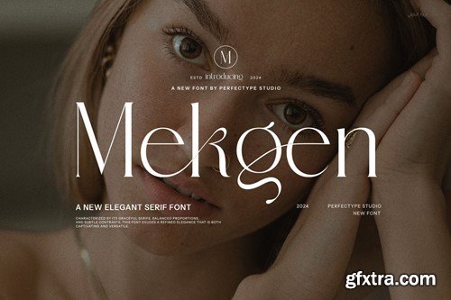 Mekgen Elegant Serif Font FW8ANM7 Mekgen Elegant Serif Font FW8ANM7