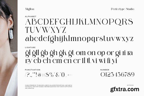 Migllon Elegant Ligature Serif Font Y4VKN2L Migllon Elegant Ligature Serif Font Y4VKN2L