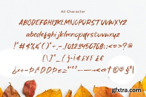 Autumn Brush Font 9STCWKL Autumn Brush Font 9STCWKL