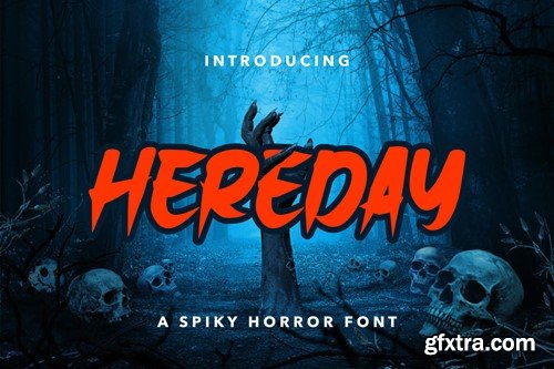 Hereday Horror Font WWLZC25 Hereday Horror Font WWLZC25