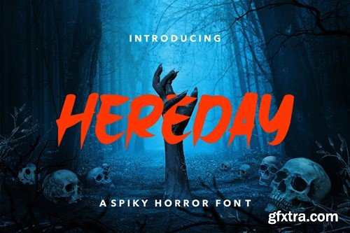 Hereday Horror Font WWLZC25 Hereday Horror Font WWLZC25