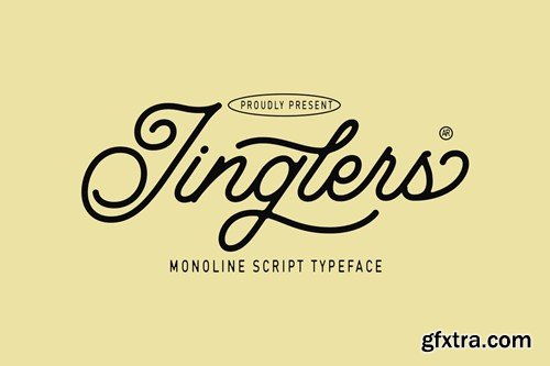 Jinglers - Monoline Script Font CQA7JVJ Jinglers - Monoline Script Font CQA7JVJ