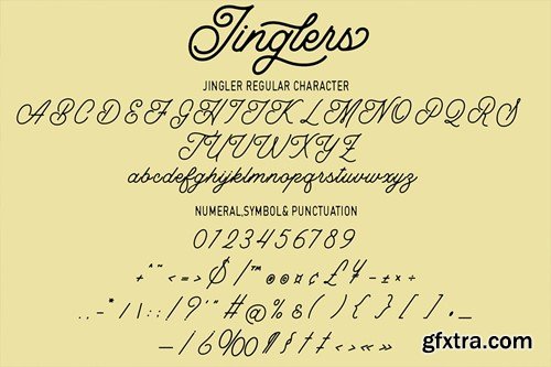 Jinglers - Monoline Script Font CQA7JVJ Jinglers - Monoline Script Font CQA7JVJ