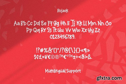 Rojack Font RLN89UP Rojack Font RLN89UP