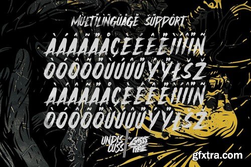 Undiscuss – Horror Brush Font MSG8A28 Undiscuss – Horror Brush Font MSG8A28