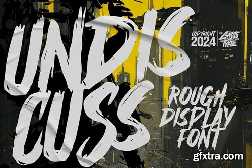 Undiscuss – Horror Brush Font MSG8A28 Undiscuss – Horror Brush Font MSG8A28