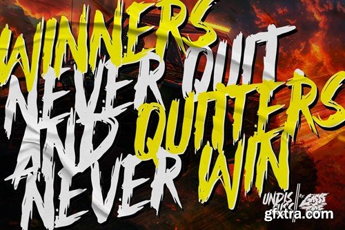 Undiscuss – Horror Brush Font MSG8A28 Undiscuss – Horror Brush Font MSG8A28