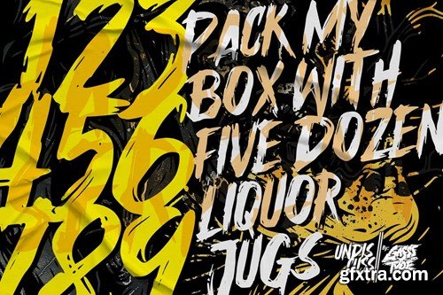 Undiscuss – Horror Brush Font MSG8A28 Undiscuss – Horror Brush Font MSG8A28